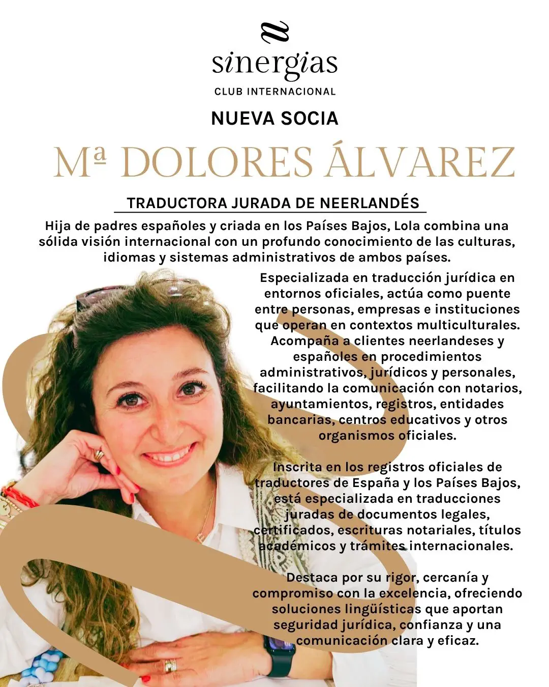 MARÍA DOLORES ÁLVAREZ ESTÉVEZ